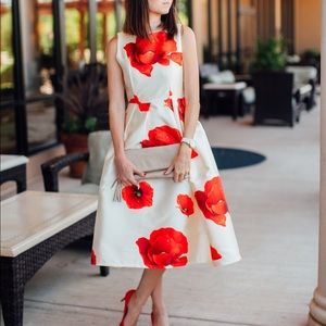 ChicWish Floral Midi Dress